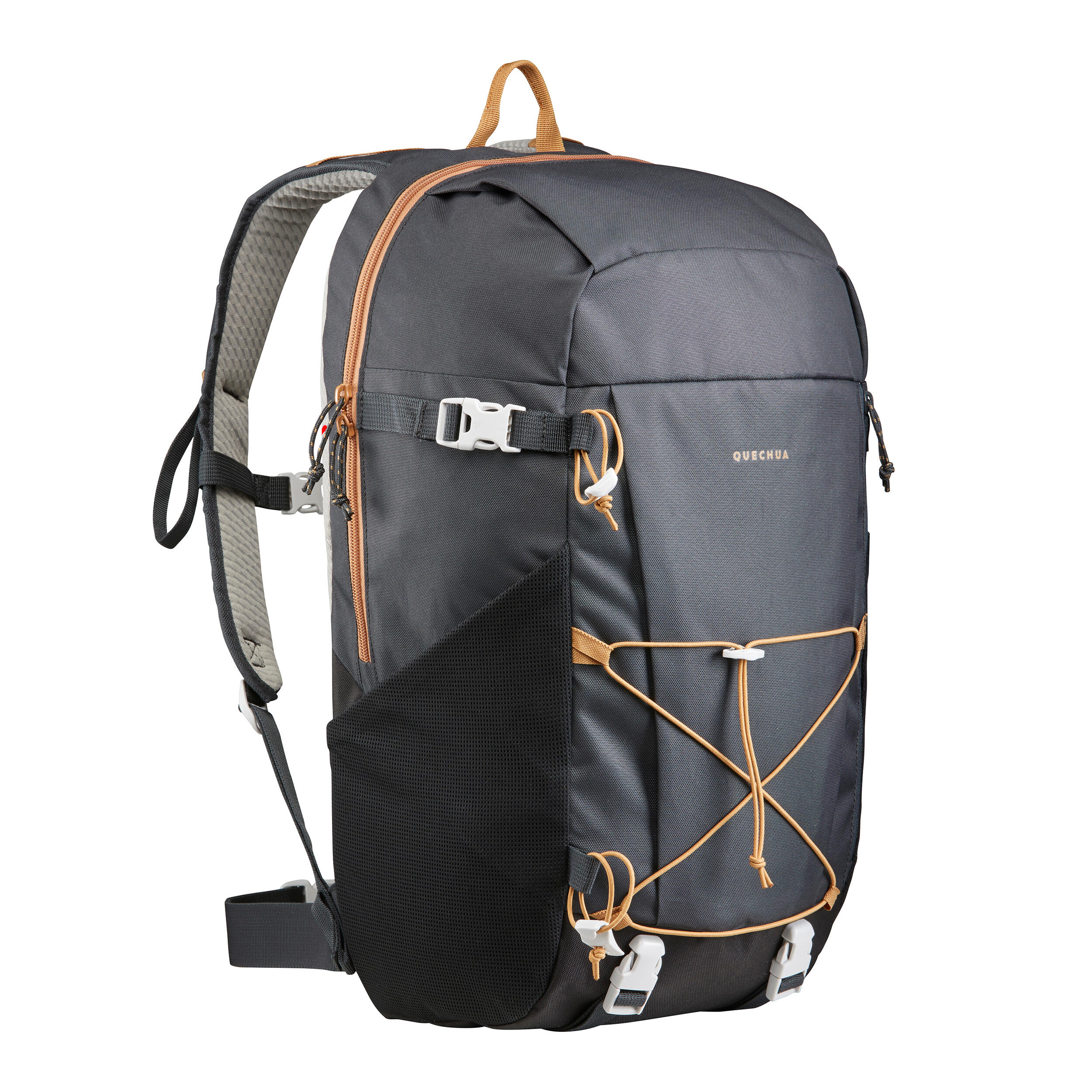 Mochila Pequeña De Montaña y Trekking Quechua NH100 30L Rojo/Marron  Chocolate QUECHUA | Decathlon