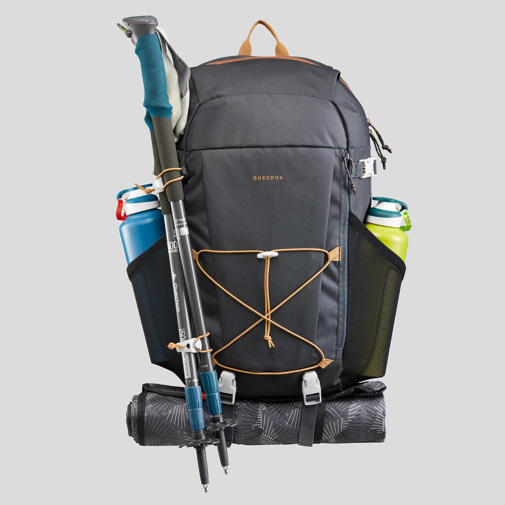 Wanderrucksack Naturwandern NH100 Arpenaz 30 l blau 