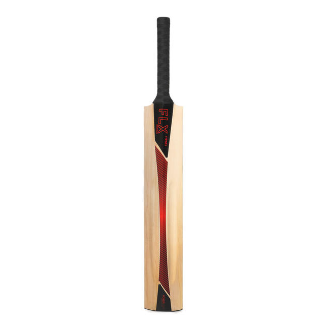 SCOOP POWER HARD TENNIS T990 SIZE SH KASHMIR WILLOW CRICKET BAT RED/BLACK