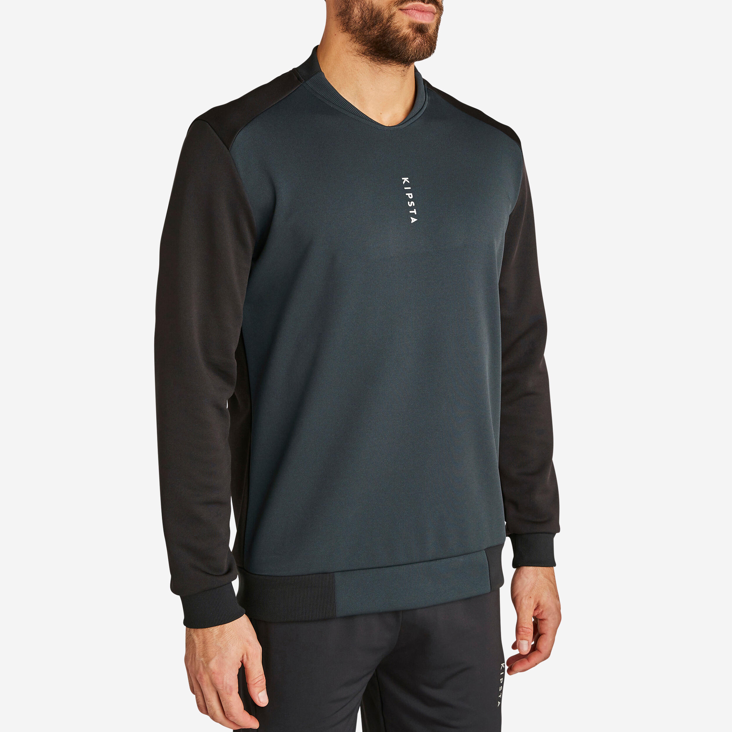 T100 Black Football Sweatshirt