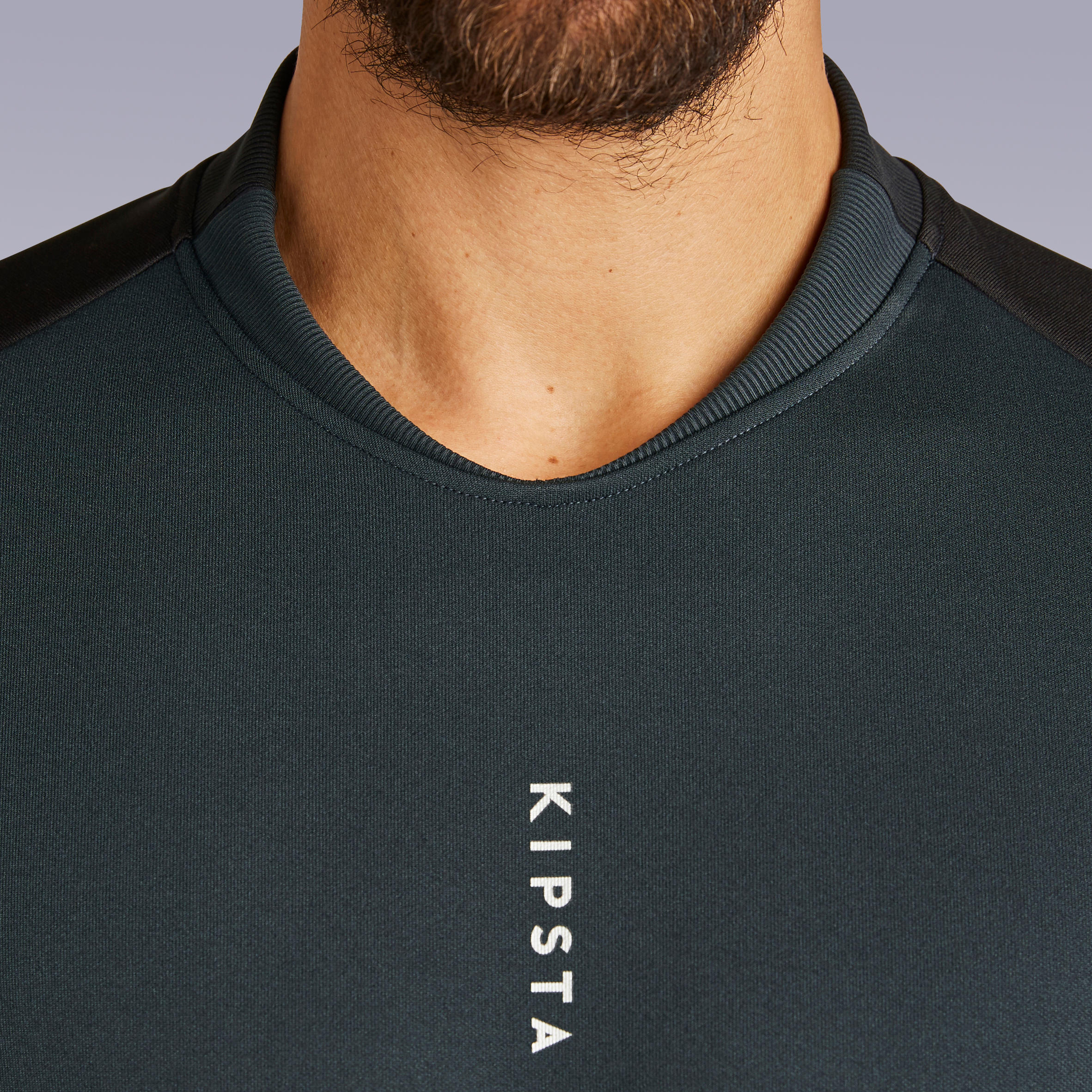 Sudadera Fútbol Kipsta T100 adulto negro 6/8