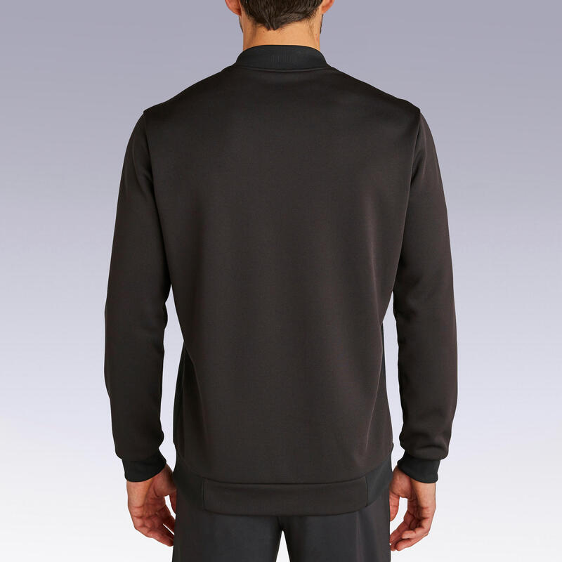 Voetbalsweater T100 zwart