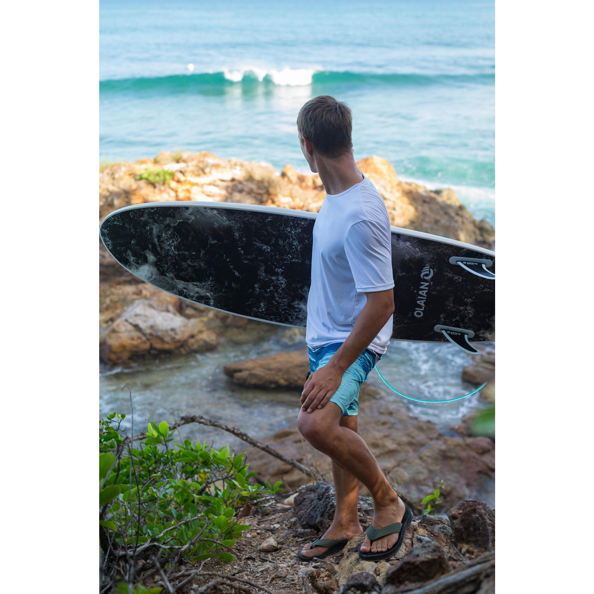 Pantalone da surf standard 500 radical petrol