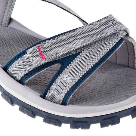 Women’s NH110 country walking sandals - Grey Blue