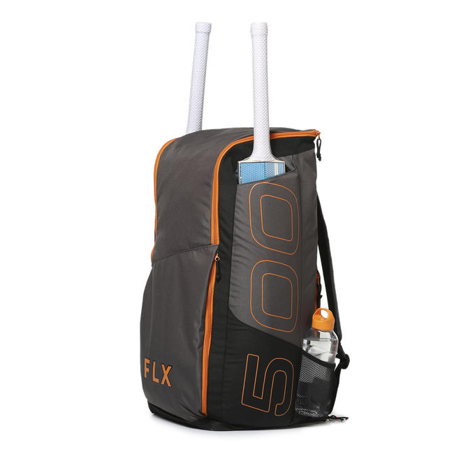 Cricket Multi Compartment Kit Bag 75l Adult Size Grey Orange