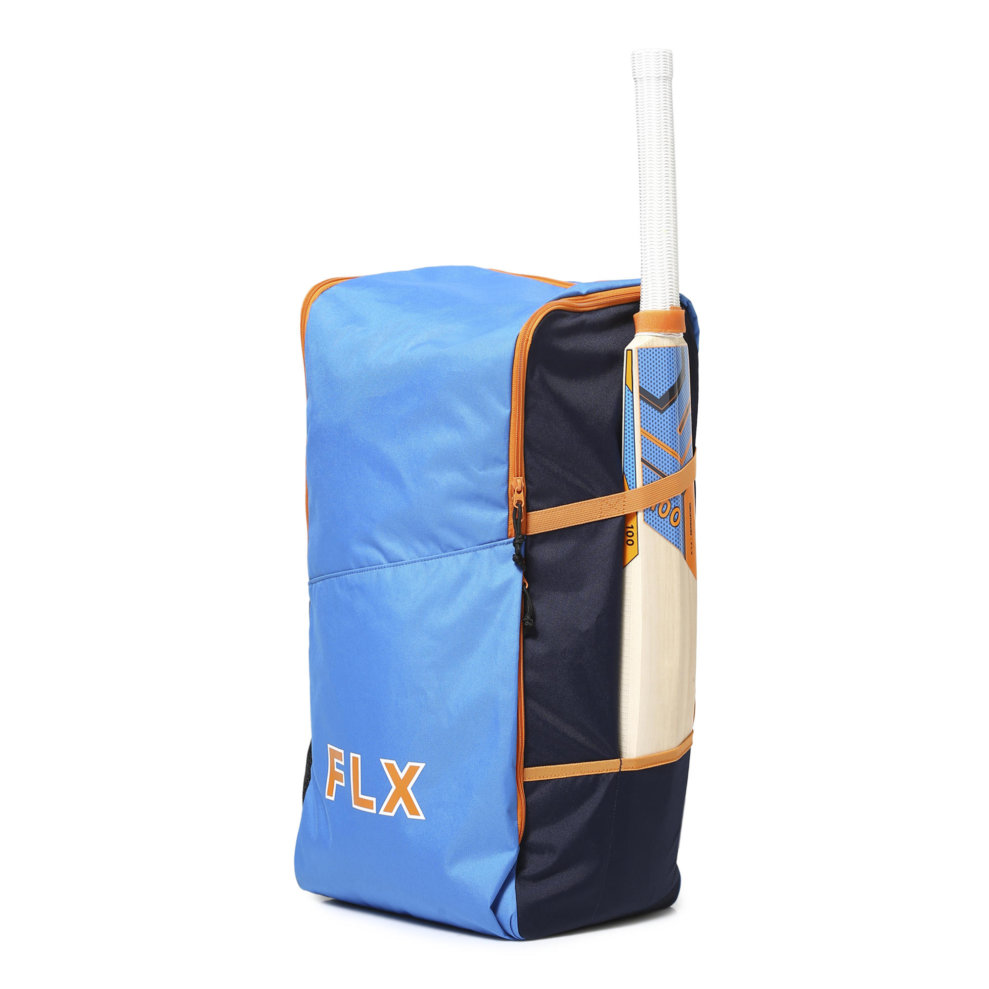 89cm X 35cm X 35cm Polyester 2018 Stylish NBlue Sports Cricket Kit bag for  Junior
