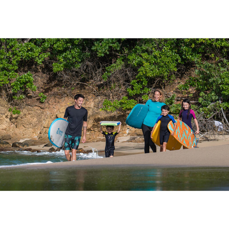 Uv-werende surflegging voor dames 100 zwart