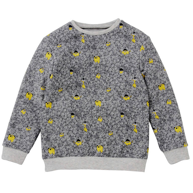 Kids' Baby Gym Sweatshirt Decatoons - Grey Print