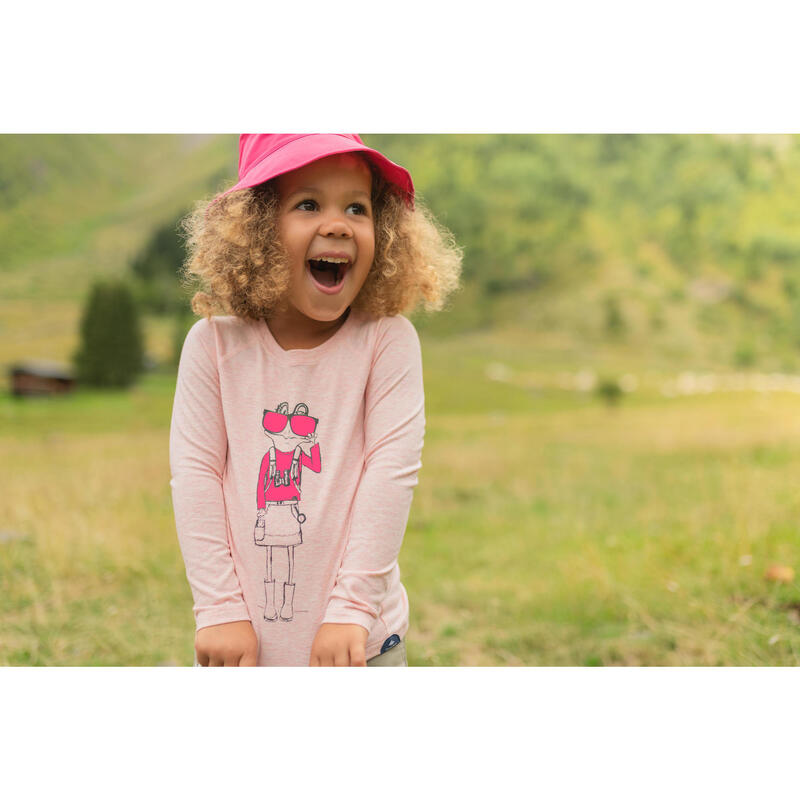 Chapeau randonnée enfant MH 2 A 6 ANS rose