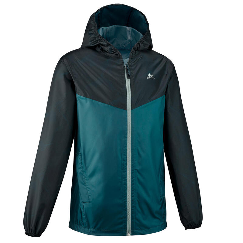 Çocuk Outdoor Yağmurluk - 7/15 Yaş - Gri - MH100