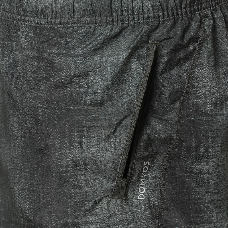 Short cardio fitness homme FST 120 khaki printé chiné.