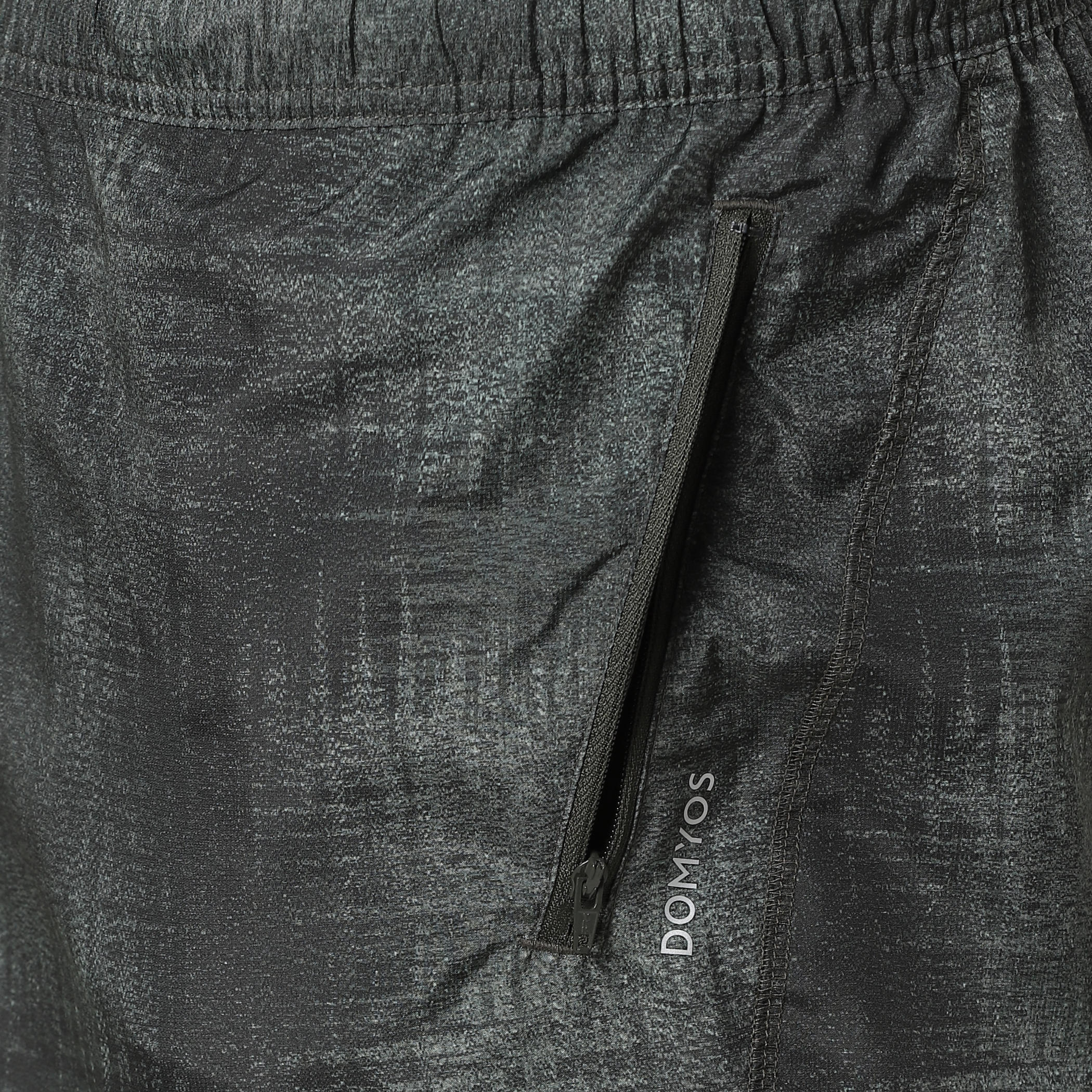 Pantaloncini uomo fitness FST 120 neri con stampa melange DOMYOS | DECATHLON