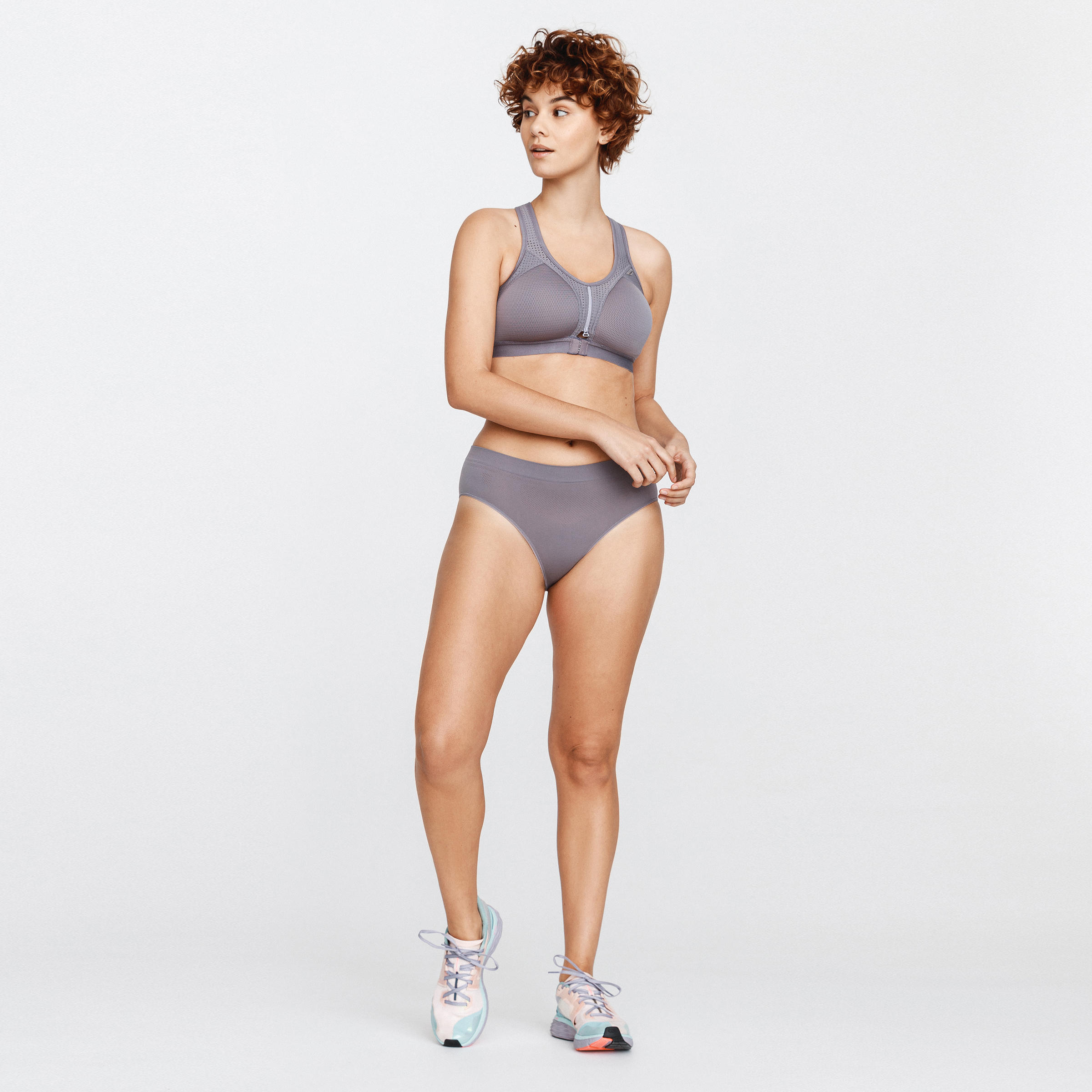 Zipped Running Bra - High support 4/5