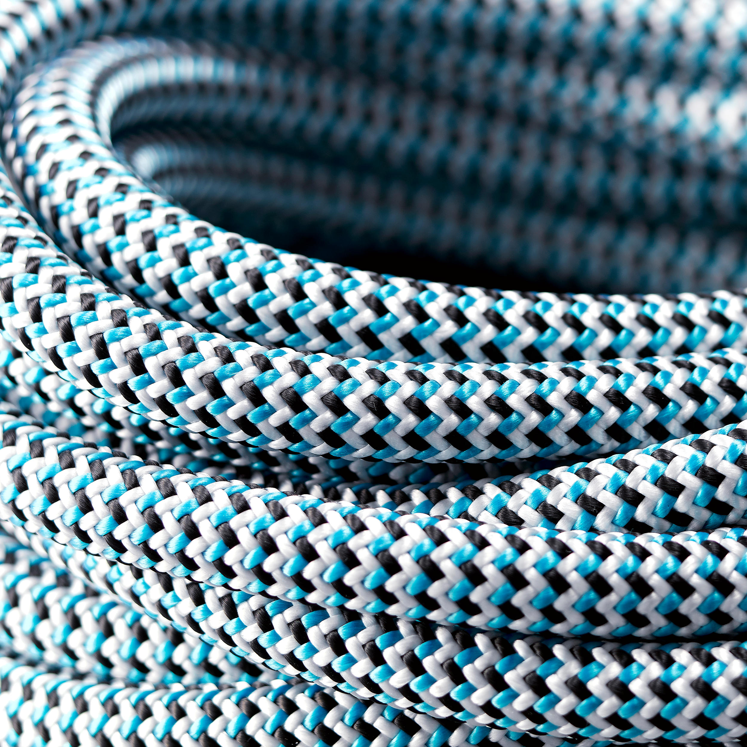 Cuerda escalada 10mm por 1 metro color azul marino