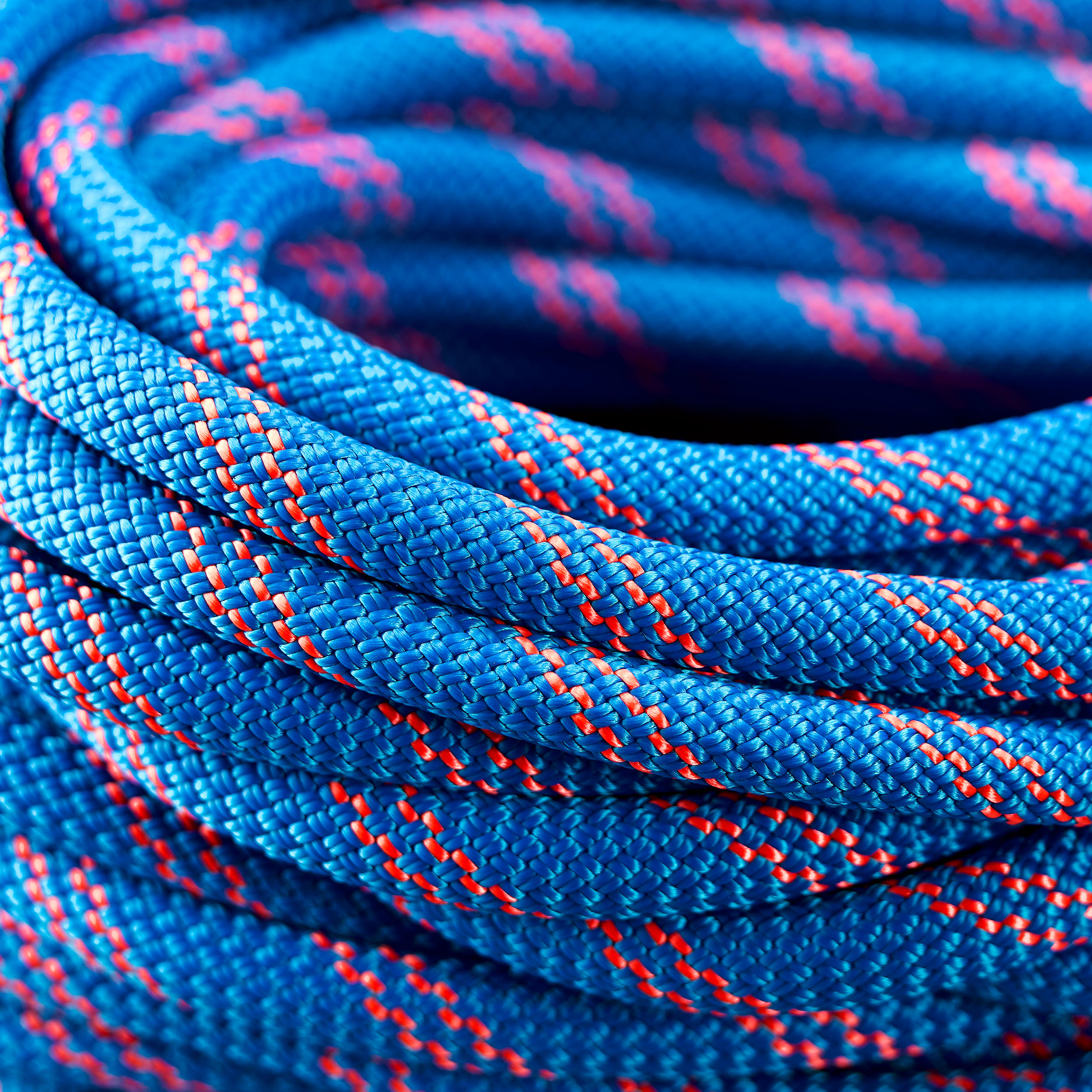 Climbing and mountaineering half rope 8.6 mm x 50 m - RAPPEL 8.6 Blue 2/6