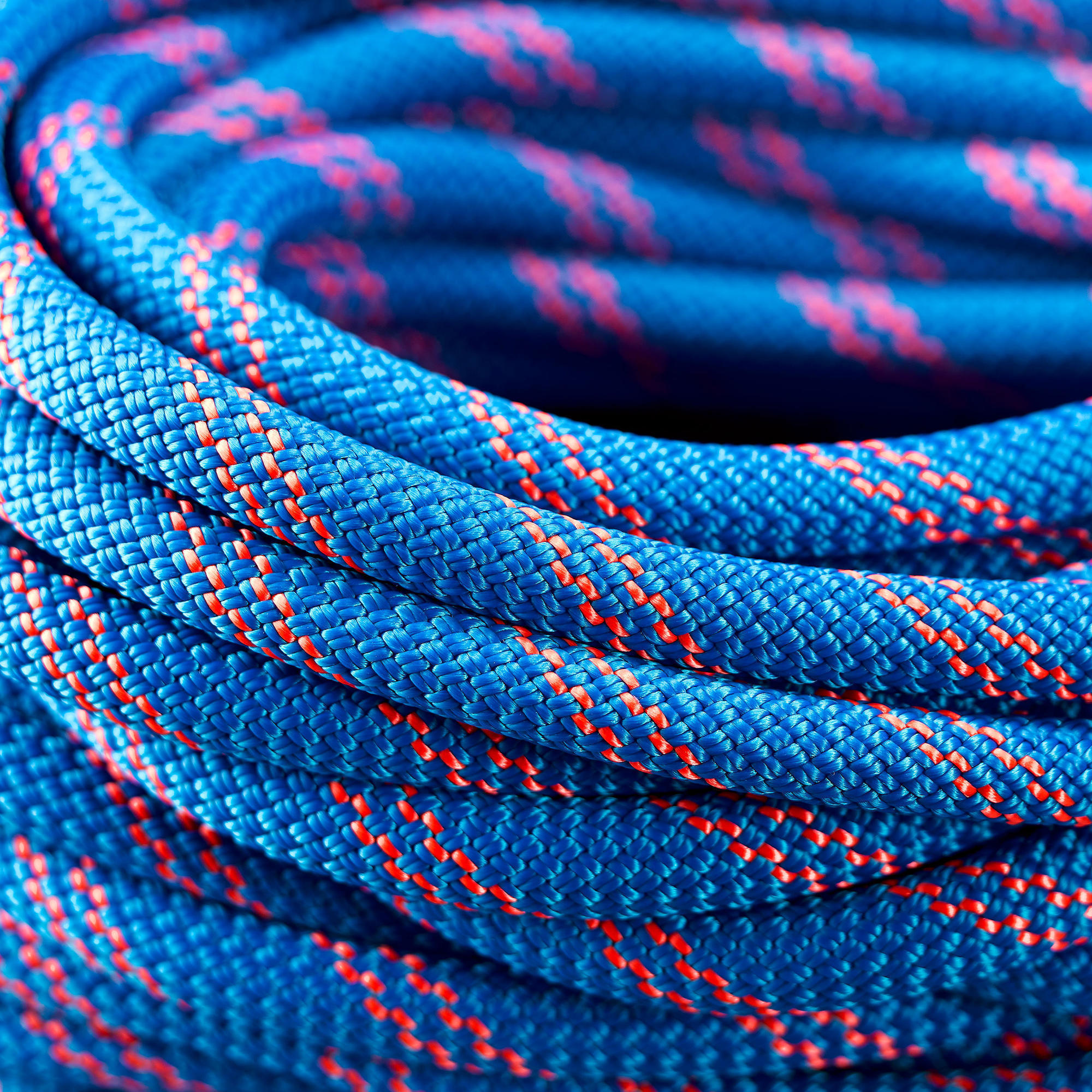 Climbing and mountaineering double rope 8.6 mm x 50 m - Rappel 8.6 Blue