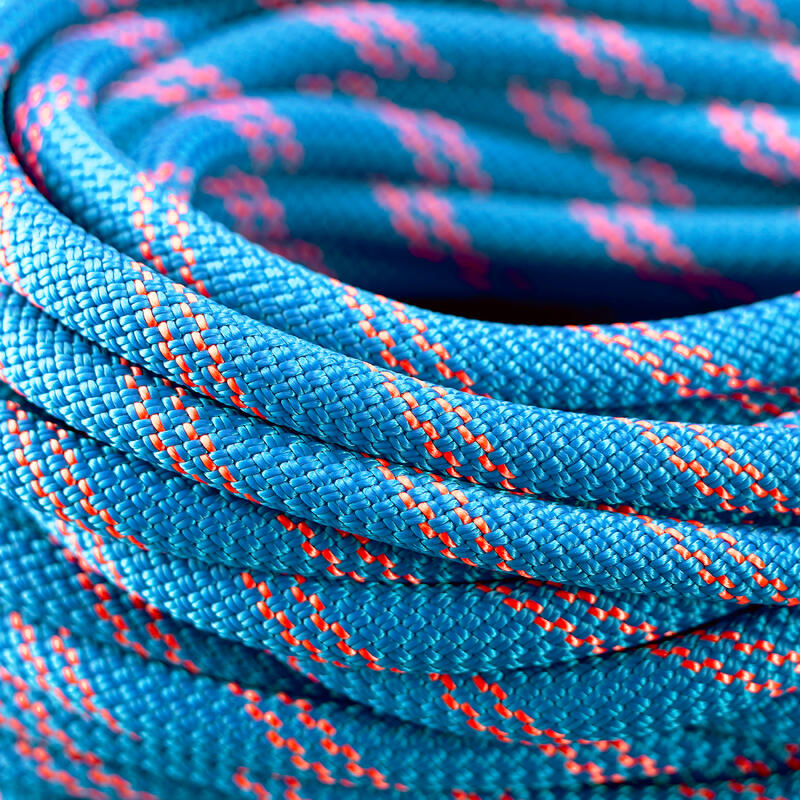 Corde à double d'escalade et d'alpinisme 8.6 mm x 60 m - rappel 8.6 bleu