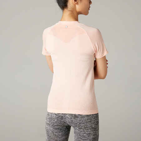 Women's Slim Yoga T-Shirt - Pink