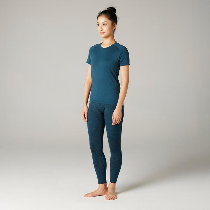 Yoga Non-Slip Toe Socks - Grey - Grey-blue - Kimjaly - Decathlon