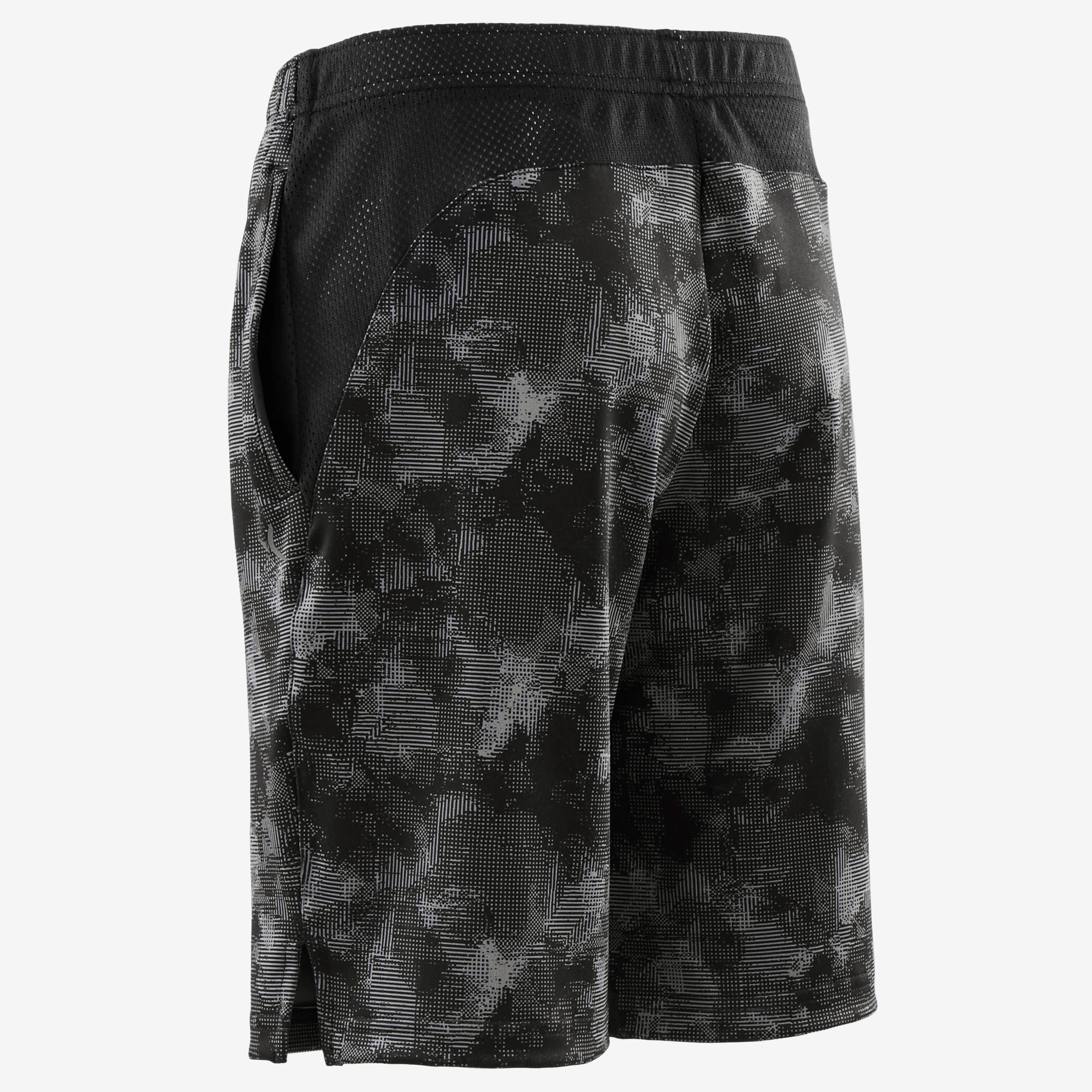 Kids' Breathable Shorts - Black/Print 3/10