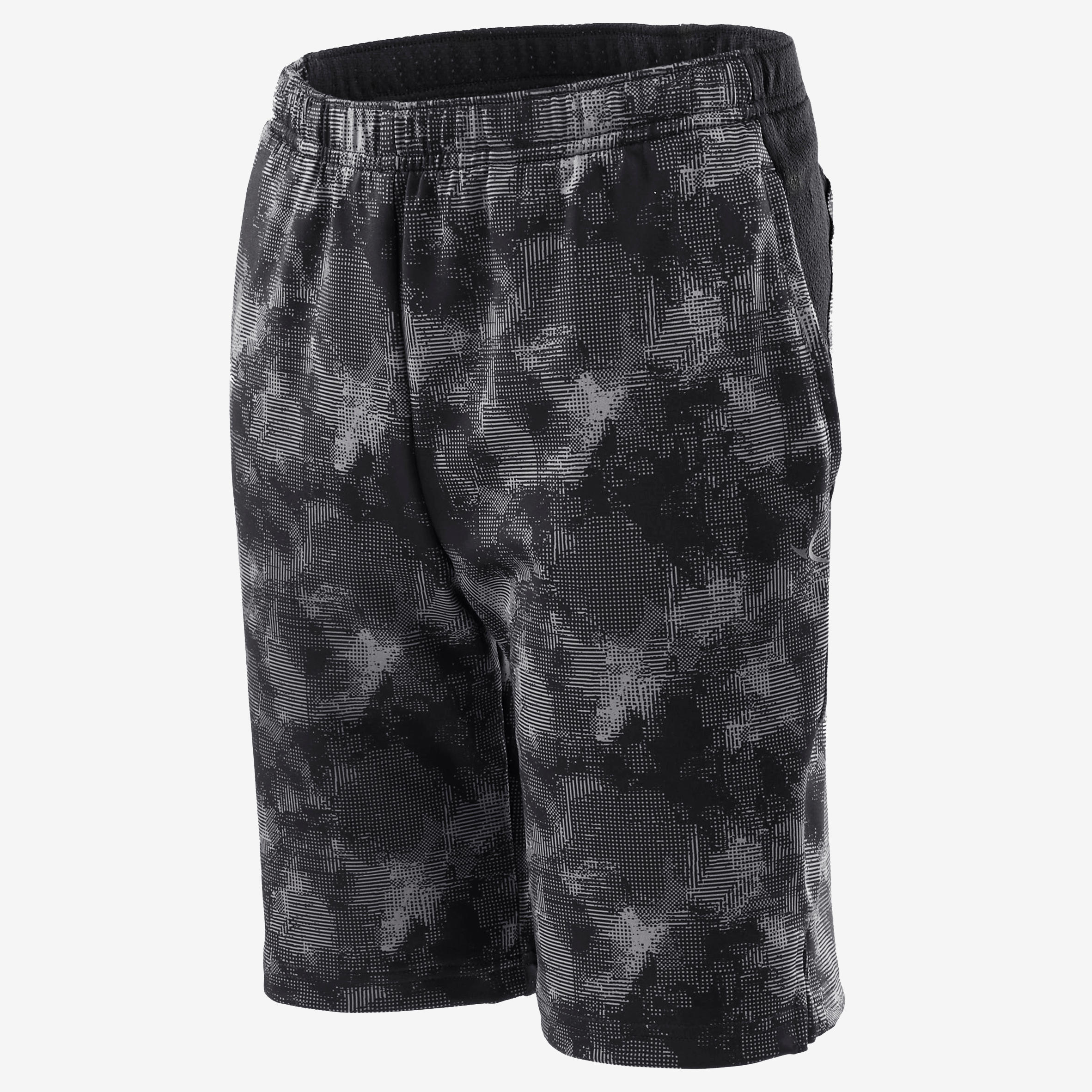 Kids' Breathable Shorts - Black/Print 2/10