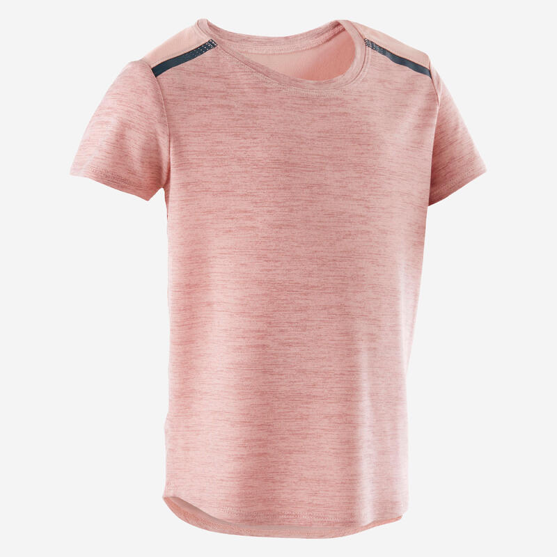 Camiseta de fitness 2 en 1 para Niña Domyos 500 turquesa oscuro - Decathlon