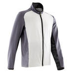 Domyos Licht en ademend vest voor gym jongens W500 wit/donkergrijs