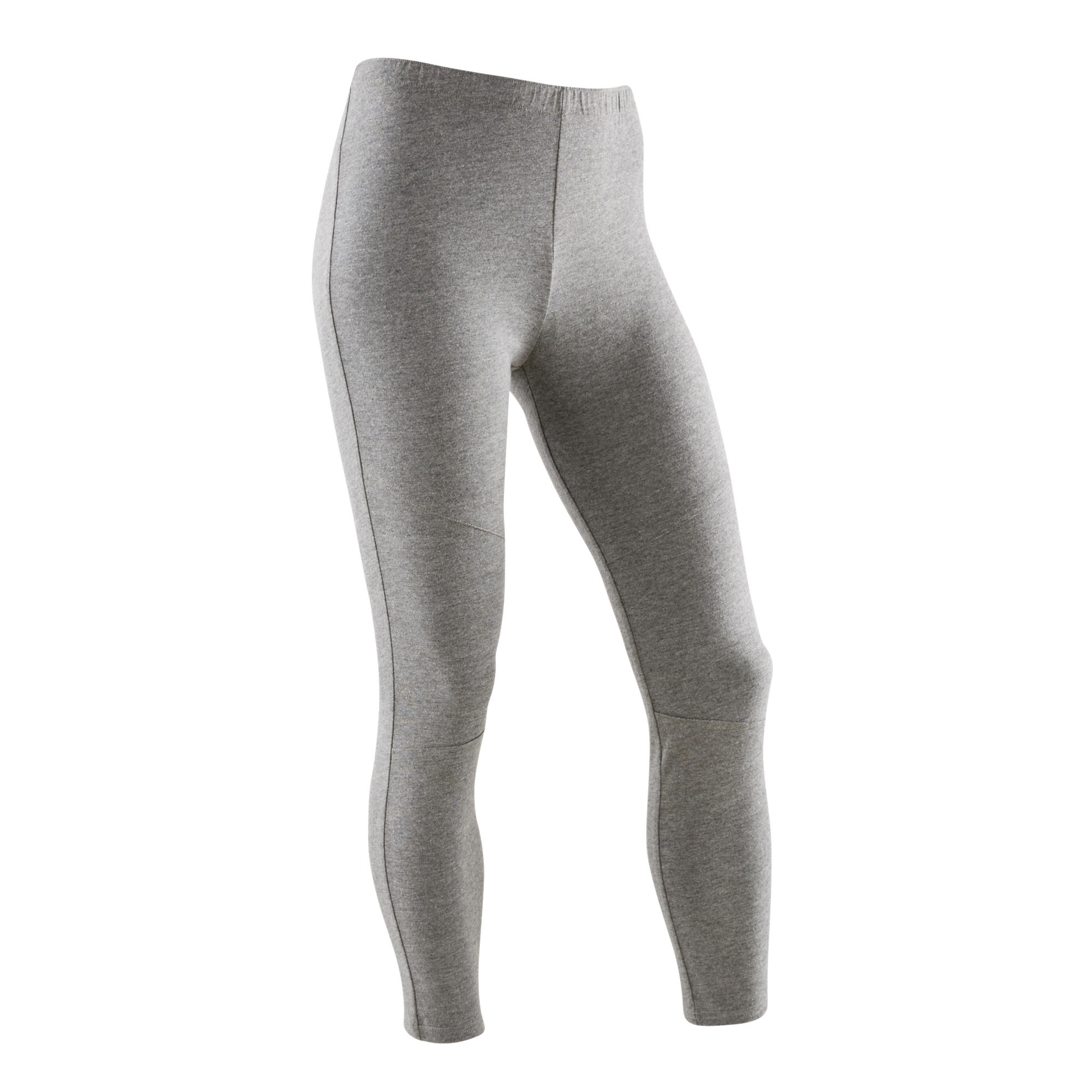 Boys' Slim Warm French Terry Gym Bottoms - Light Grey 1/4