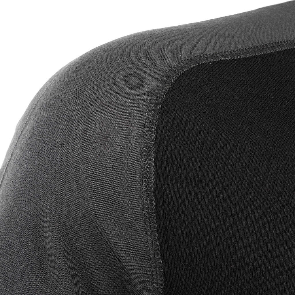 Merino T-Shirt Techwool 500 Herren schwarz