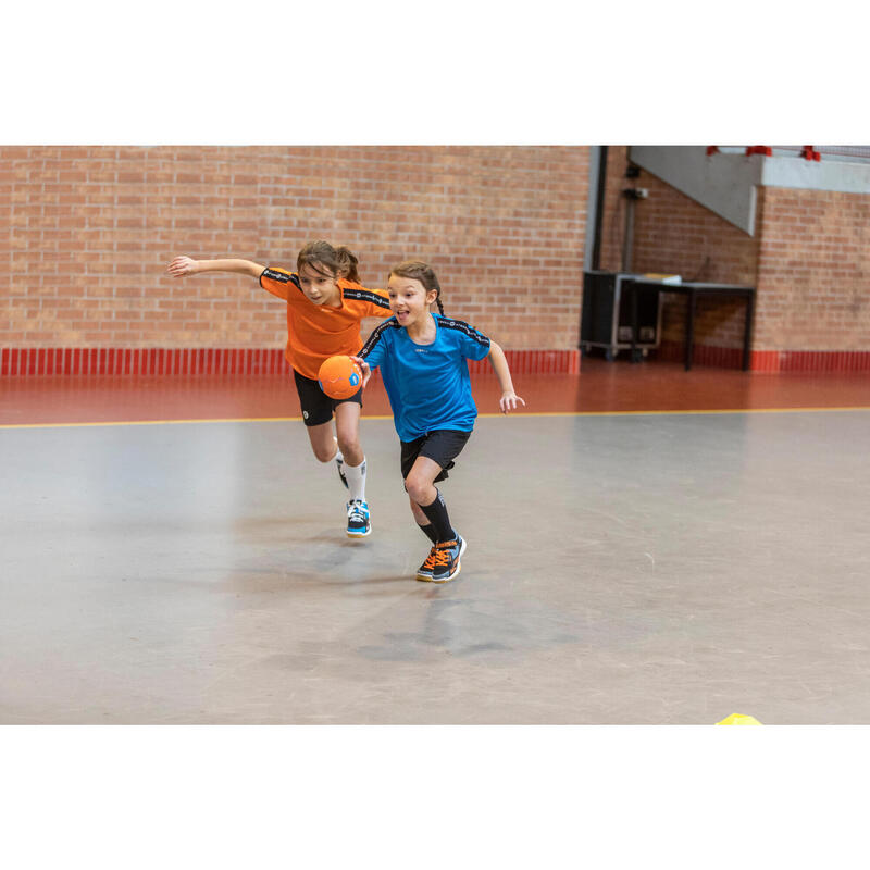 Ballon de handball enfant H100 soft T0 orange