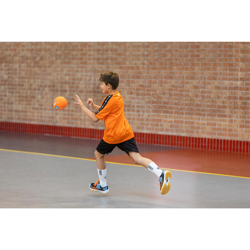 Ballon de handball enfant H100 soft T0 orange