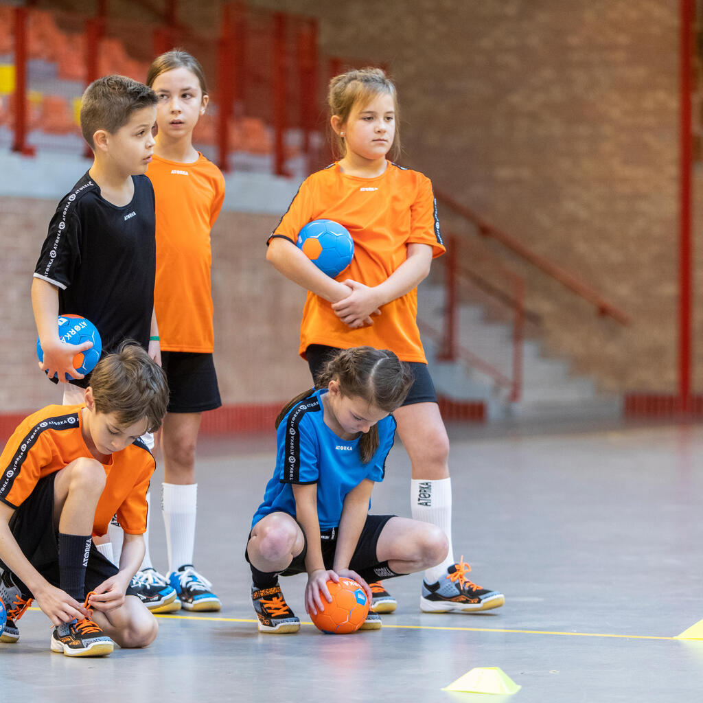 Kinder Handball Trikot H100 kurzarm rot