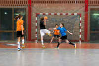 Handball H100 Soft Größe 0 Kinder orange