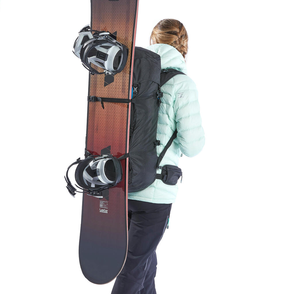 Horolezecký batoh Alpinism 40 + 10 litrov čierny