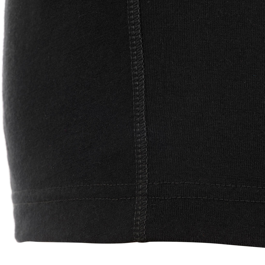 Merino T-Shirt Techwool 500 Herren schwarz