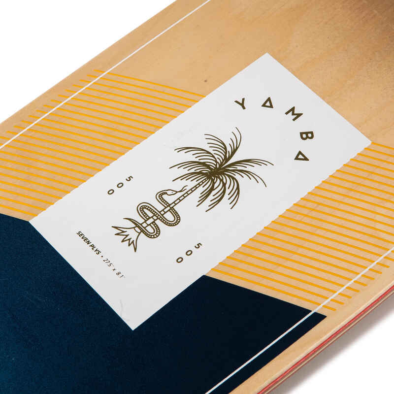 Cruiser Skate Yamba 500 Palm Wood Decathlon