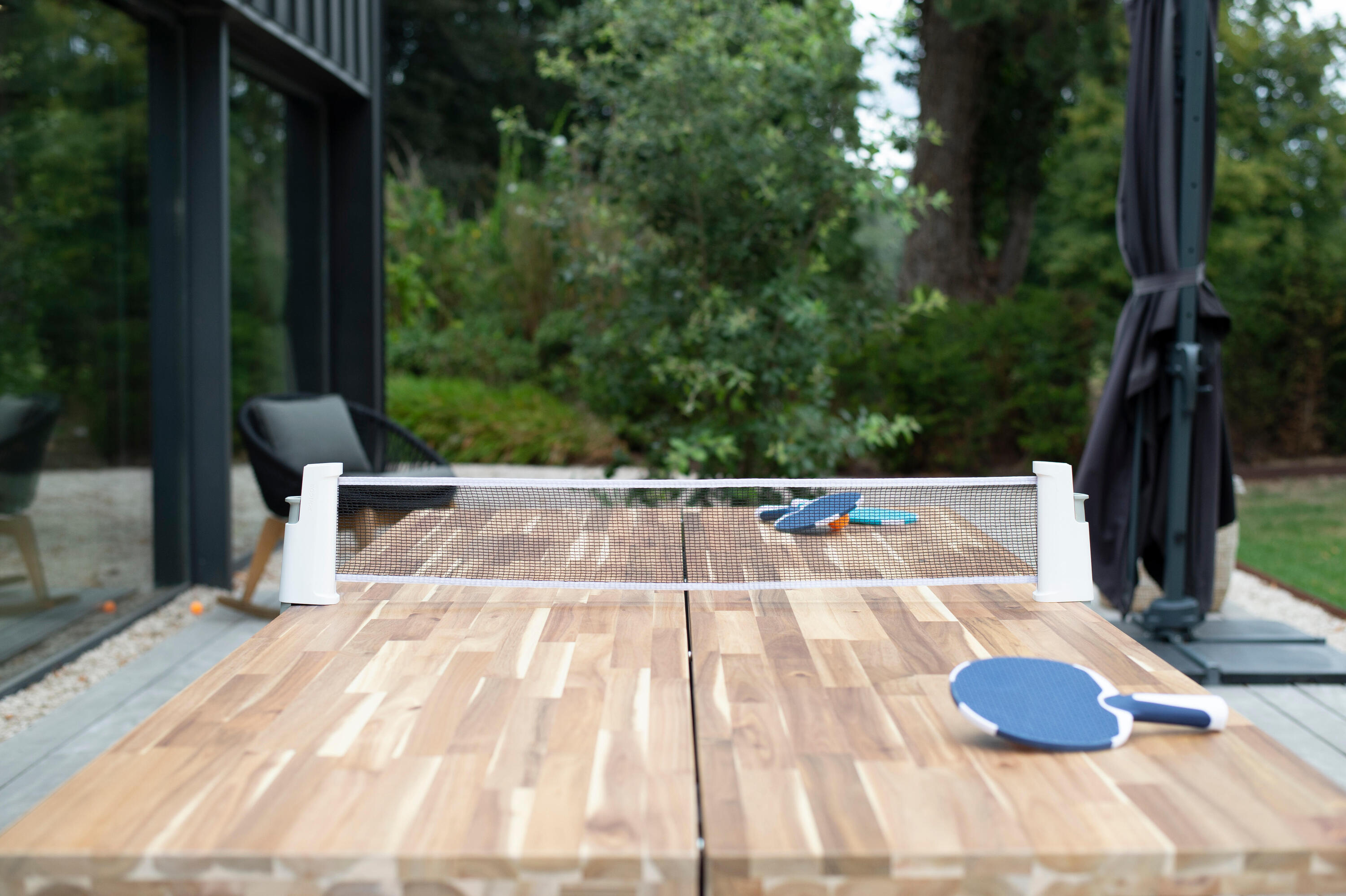 Ensemble de tennis de table avec Rollnet réglable, 2 raquettes et 2 balles 10/12