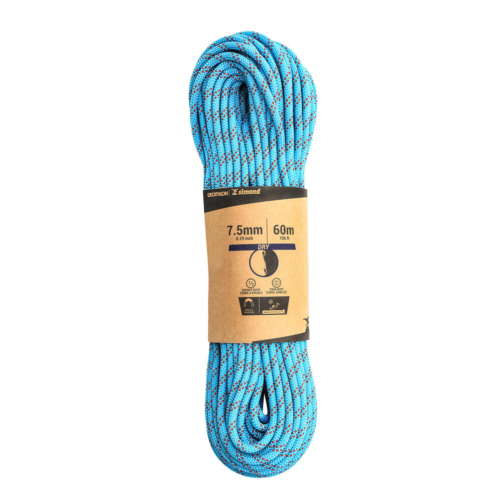 corde rappel 7.5 60m bleu simond 2018