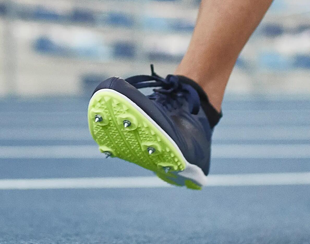 ON AN ATHLETICS TRACK