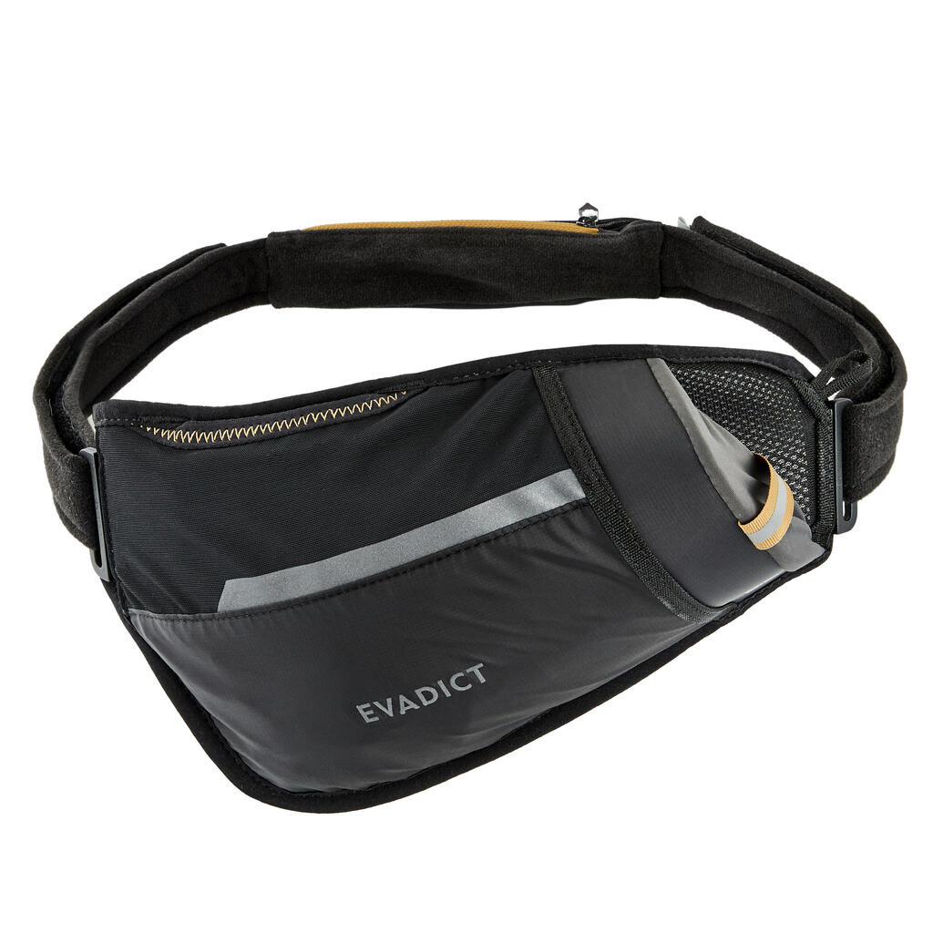 CEINTURE HYDRATATION TRAIL RUNNING PORTE FLASK 500 ML NOIR BRONZE