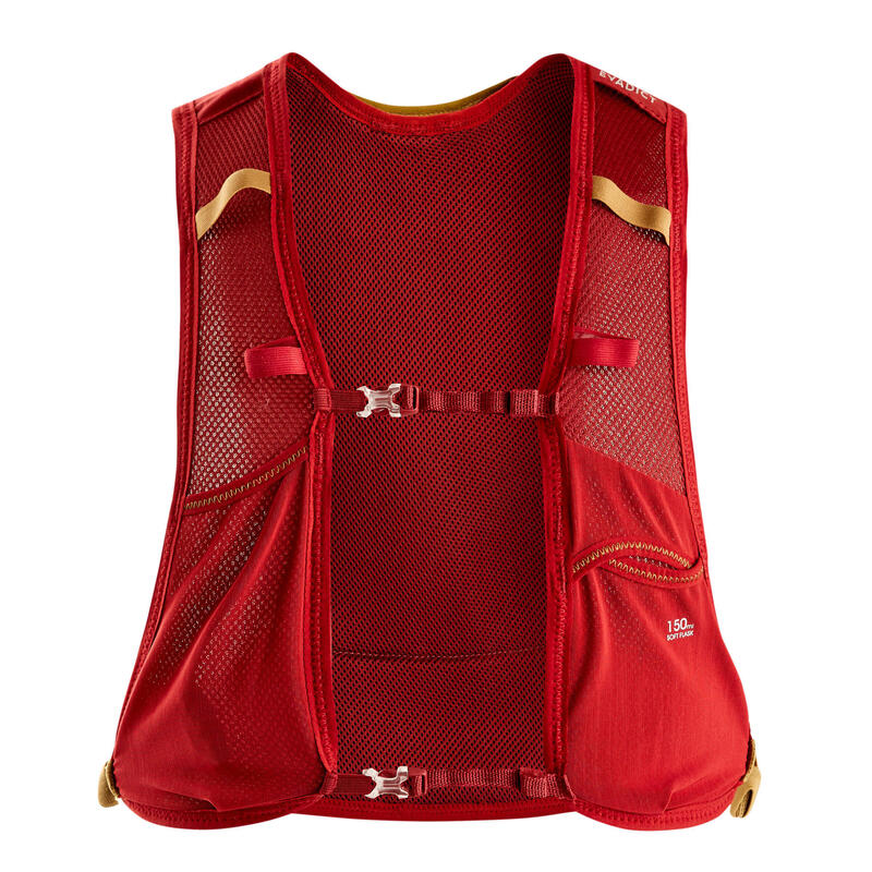 SAC HYDRATATION TRAIL RUNNING 5L BORDEAUX ET BRONZE