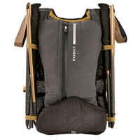 10L TRAIL RUNNING BAG UNISEX - BLACK/BRONZE - Sold with 1L water bladder