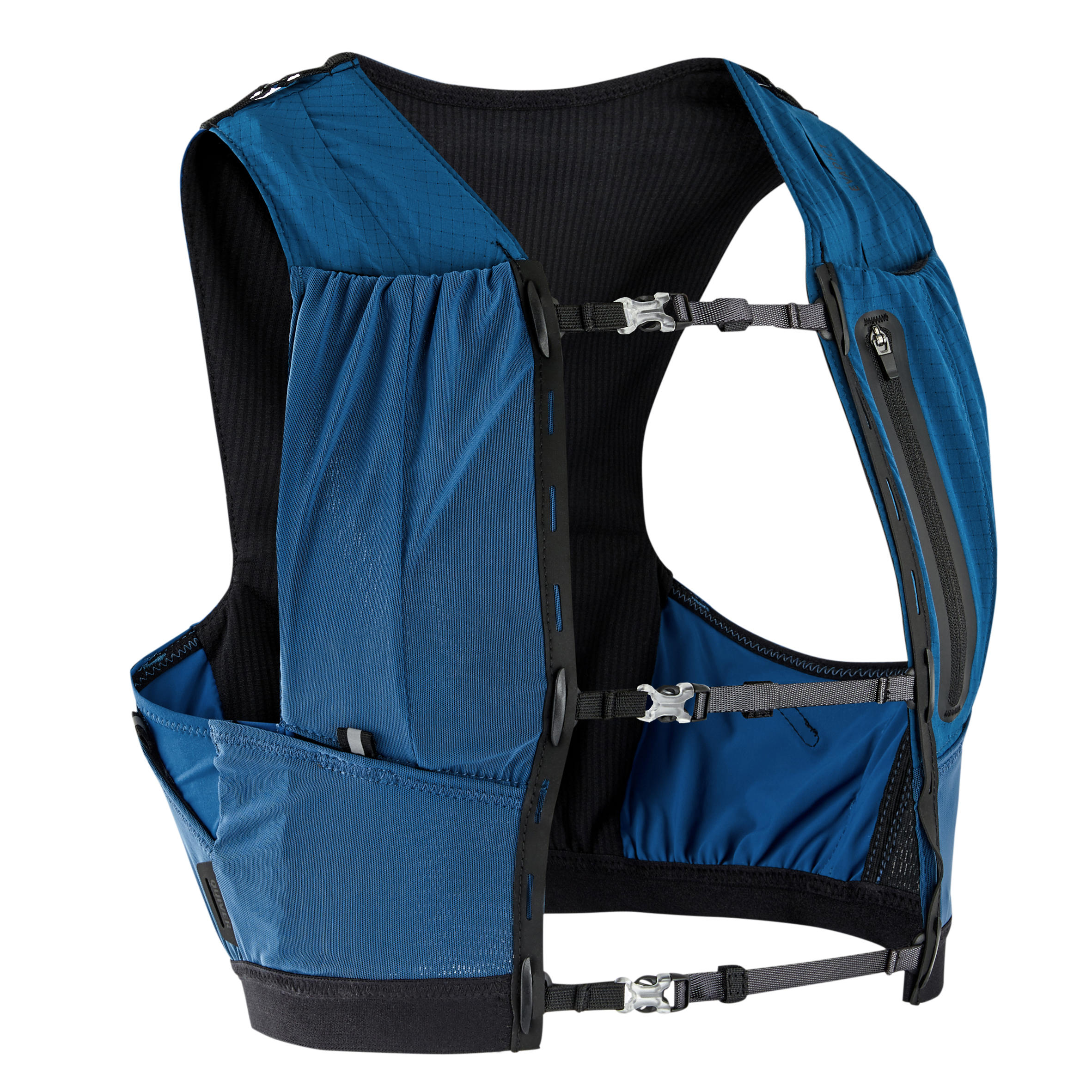 Unisex Trail Running Hydration Vest 5L Flask Holder - blue 2/9