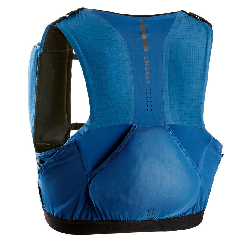 TRAIL RUNNING BAG -EVADICT 5 L GILET - UNISEX - BLUE