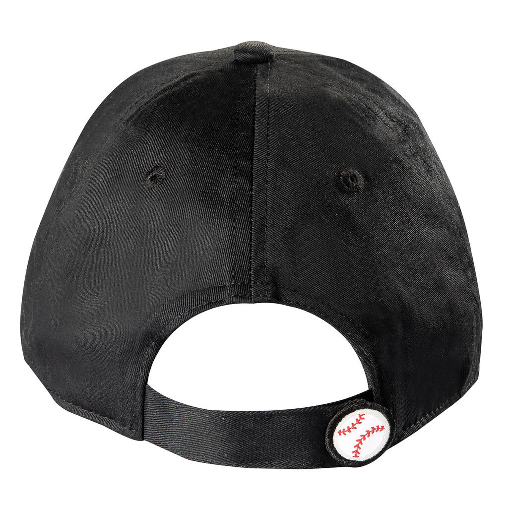 Baseball-Cap BA500 Kinder schwarz 