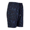 Men's Zip-Pocket Fitness Short With Mesh - Blue Camo