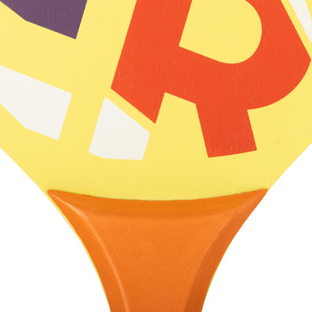 סט מחבטי טניס חופים דגם Woody Sand – צהוב