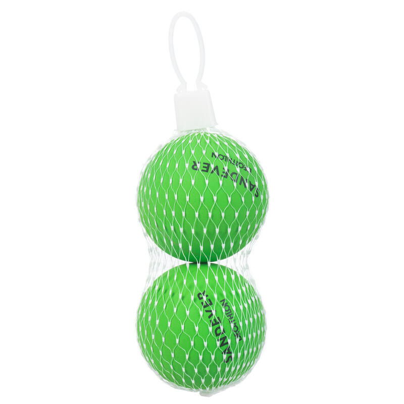 Beach Tennis Ball BTB 100 Twin-Pack - Green