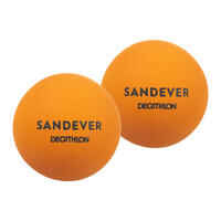 Beach Tennis Ball BTB 100 Twin-Pack - Orange