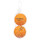Мячи для пляжного тенниса btb 100 2 шт. оранжевые SANDEVER